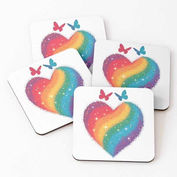 Item preview, LGBTQ Rainbow Butterfly Pride Love Heart Gay LGBTQ Support Social Justice LGBTQ Pride Equality Butterfly designed and sold by FaithAbbott.