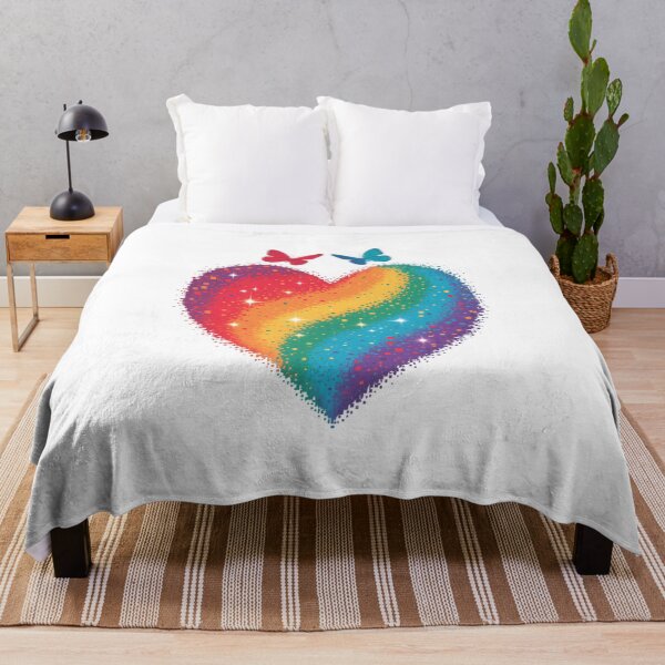 Item preview, LGBTQ Rainbow Butterfly Pride Love Heart Gay LGBTQ Support Social Justice LGBTQ Pride Equality Butterfly designed and sold by FaithAbbott.