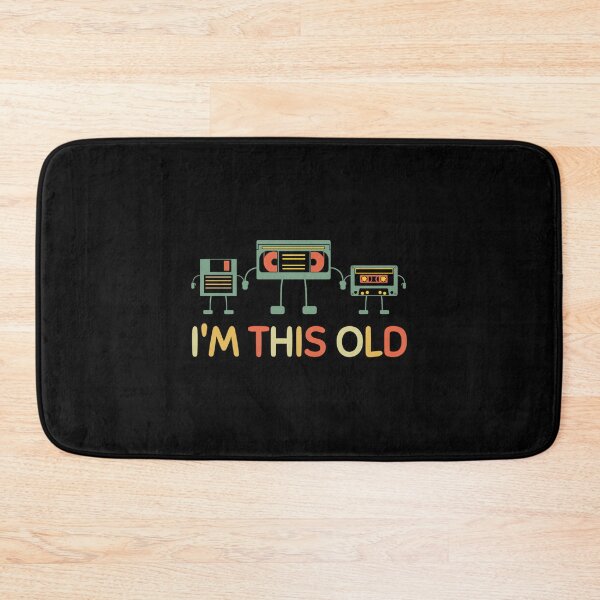 Item preview, I'm This Old, Nostalgic Retro 80s 90s,Old School Technology designed and sold by EugeneRBarnett.