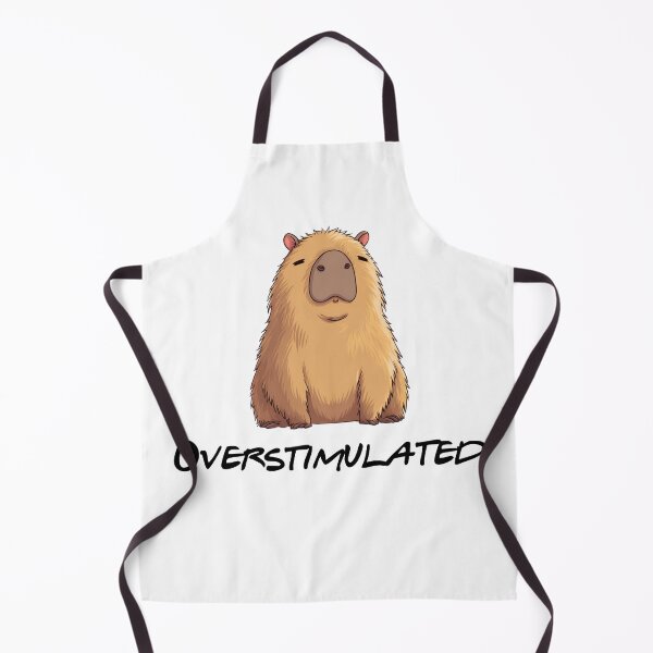 Item preview, Overstimulated Capybara Funny Introvert Animal designed and sold by NicolasGlowArt.