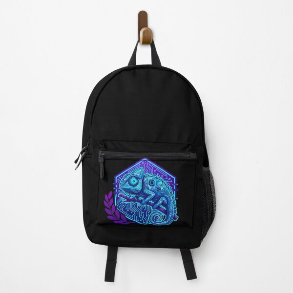 Item preview, Cyber Chameleon Tech Art - Futuristic Neon Circuit Lizard Design designed and sold by AbulailArt.
