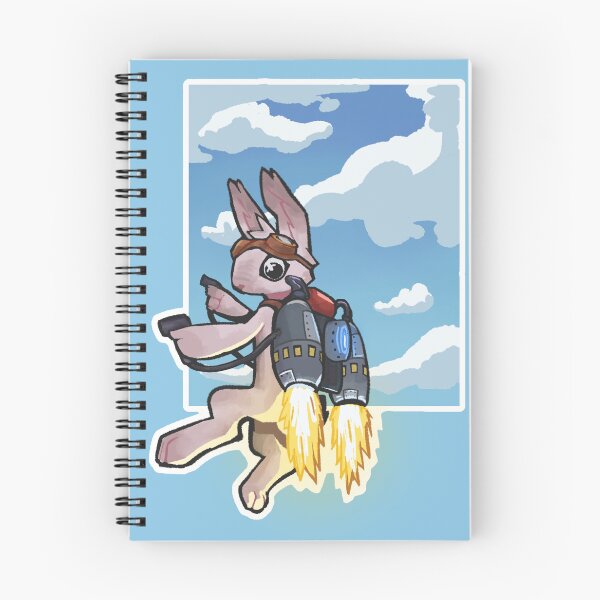 Item preview, Jetpack Rabbit in Action designed and sold by Ghlenn.