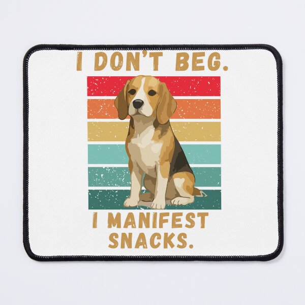 Item preview, I Don’t Beg I Manifest Snacks Funny Dog Meme T-Shirt Pet Humor Tee designed and sold by disha-prints.
