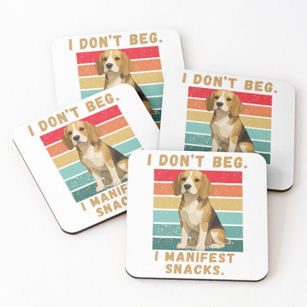 Item preview, I Don’t Beg I Manifest Snacks Funny Dog Meme T-Shirt Pet Humor Tee designed and sold by disha-prints.