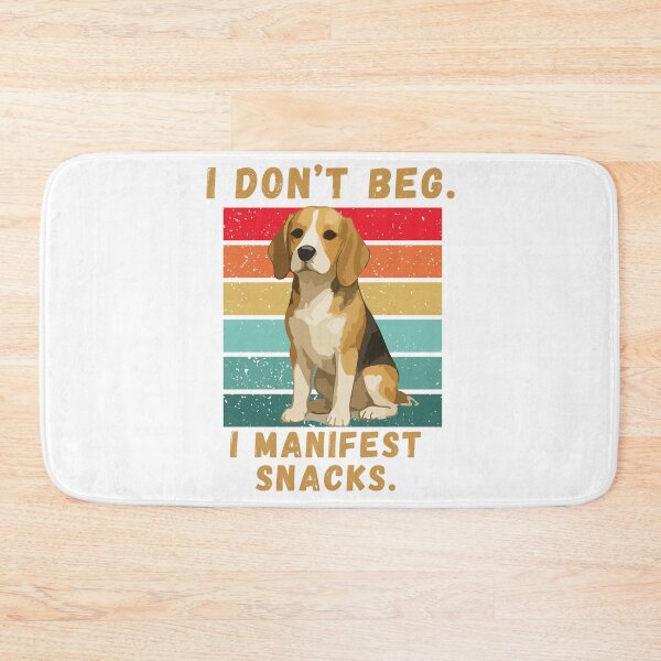 Item preview, I Don’t Beg I Manifest Snacks Funny Dog Meme T-Shirt Pet Humor Tee designed and sold by disha-prints.