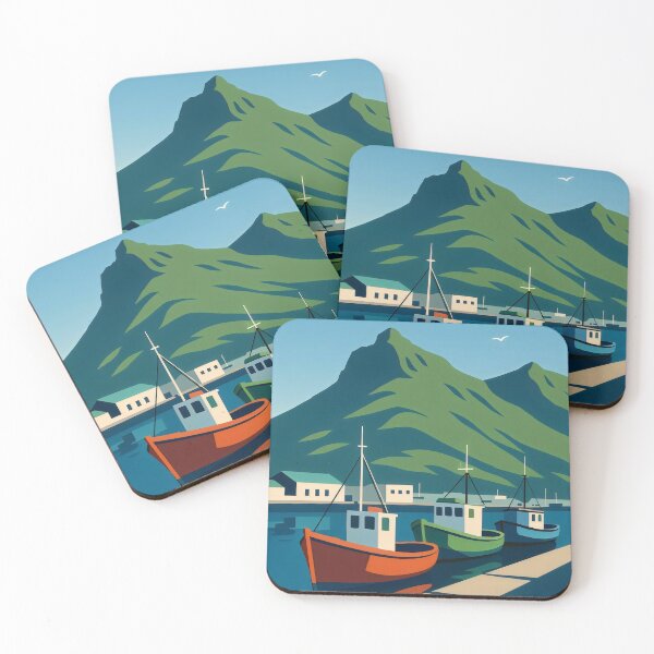 Item preview, Fishing Village designed and sold by ZanyPaintbrush.