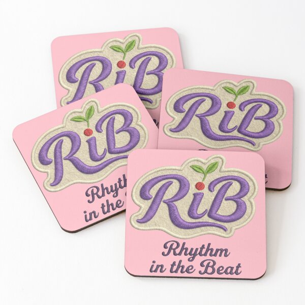 Item preview,  Amethyst RiB Embroidered Patch Urban Script Logo designed and sold by Rib-Brand.