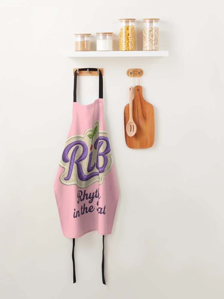 Thumbnail 4 of 6, Apron, Amethyst RiB Embroidered Patch Urban Script Logo designed and sold by Rib-Brand.
