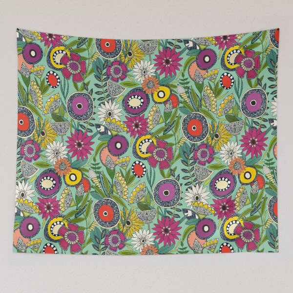 Item preview, joie floral mint designed and sold by scrummy.