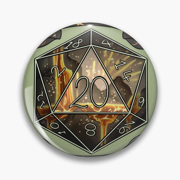 Item preview, Natural twenty: Lava designed and sold by RedFire-Art.