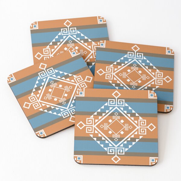 Item preview, Terracotta Tribal Geometric Pattern – Southwestern Boho Design designed and sold by PAWIRADA.