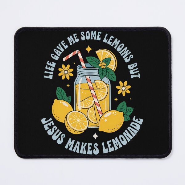 Item preview, Christian Lemonade Life Gave Me Lemons But Jesus Made Lemonade Jesus Faith Bible Verse Religious Inspirational Summer designed and sold by TrinaEspinoza.