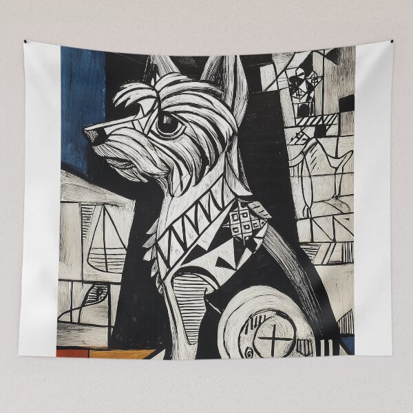 Item preview, Abstract Yorkshire Terrier Dog Portrait designed and sold by lautir.
