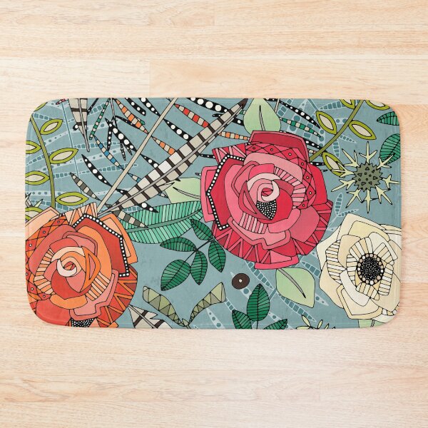 Item preview, boho winter floral blue designed and sold by scrummy.