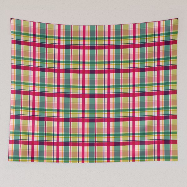 Item preview, gingham in pink designed and sold by eigenart-sylvia.