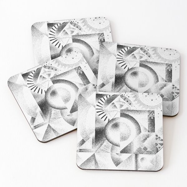 Item preview, Pointillism Iconography V Abstraction (No.02) designed and sold by Form Finding Design.