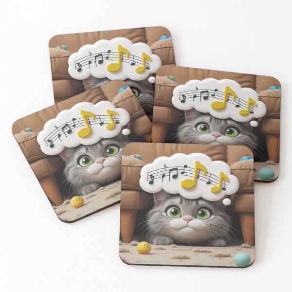 Item preview, Funny Introvert Cat Hiding Under Couch Doorbell Anxiety Cute Kawaii Cat Design designed and sold by Tpac-goods.