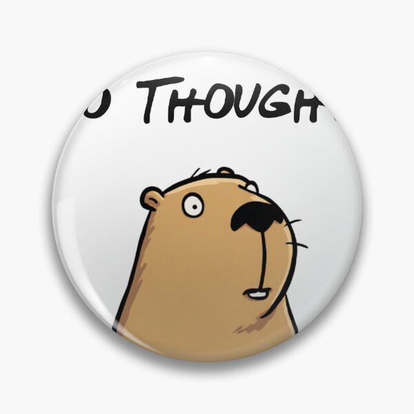 Artikelvorschau, Gedankenloses Capybara-Meme Lustiges Tier entworfen und verkauft von NicolasGlowArt.