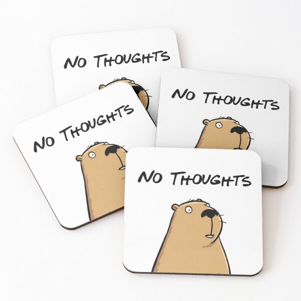 Artikelvorschau, Gedankenloses Capybara-Meme Lustiges Tier entworfen und verkauft von NicolasGlowArt.