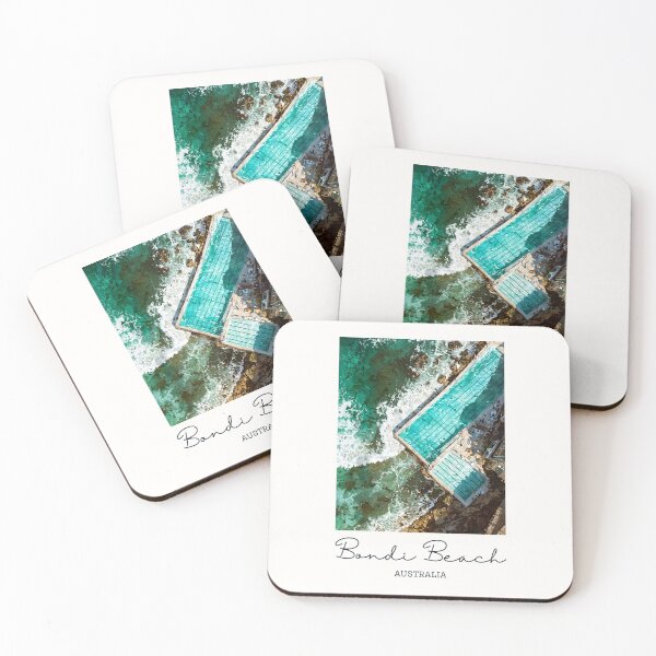 Item preview, Bondi Icebergs Pool - Vintage Souvenir designed and sold by twentytwo ART souvenir designs.