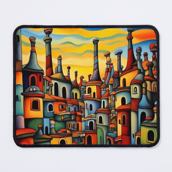 Item preview, The Surprised Buildings designed and sold by George Hutton Hunter.