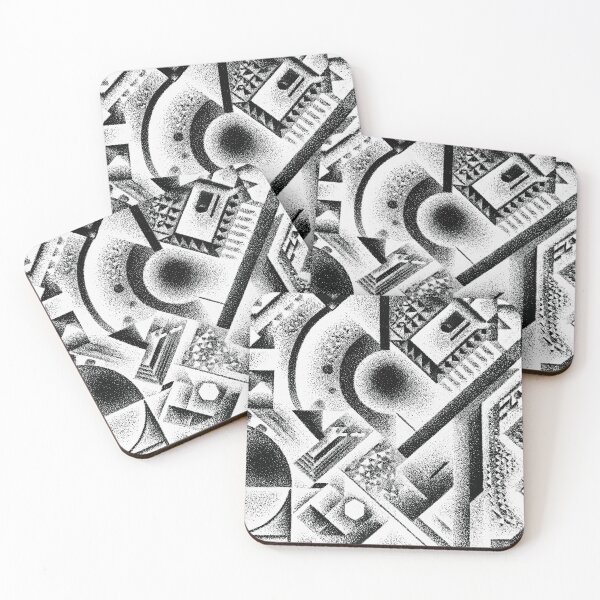 Item preview, Pointillism Iconography V Abstraction (No.08) designed and sold by Form Finding Design.