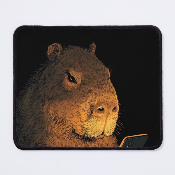 Item preview, One More Scroll Capybara Smartphone designed and sold by NicolasGlowArt.