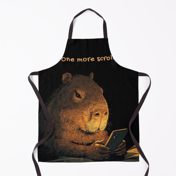Item preview, One More Scroll Capybara Smartphone designed and sold by NicolasGlowArt.