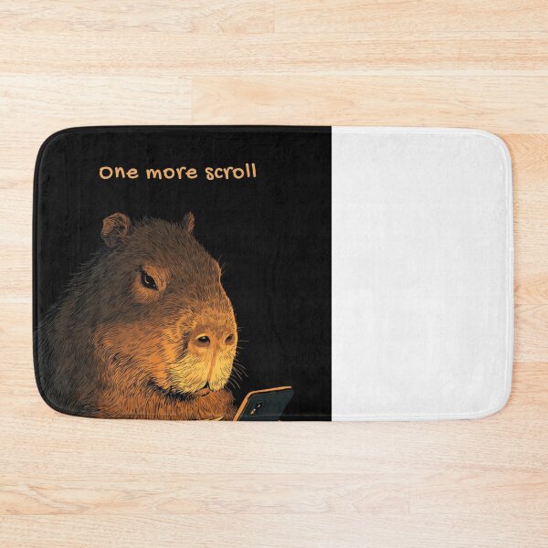 Item preview, One More Scroll Capybara Smartphone designed and sold by NicolasGlowArt.