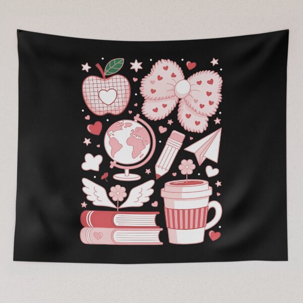 Item preview, Coquette Pink Bow Apple Teacher Appreciation Valentine Day designed and sold by TrinaEspinoza.