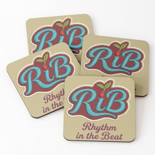 Item preview, Vintage Sedona Teal Embroidered Patch Rhythm in the Beat designed and sold by Rib-Brand.
