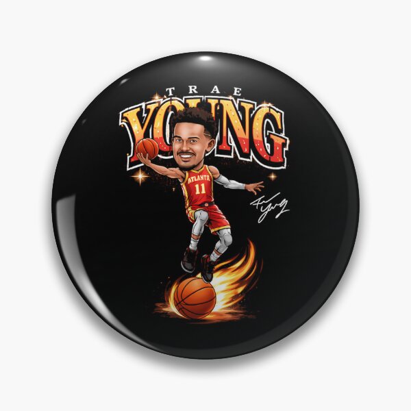 Item preview, Trae Young Atlanta Hawks Cartoon Dunk designed and sold by Devisuall.