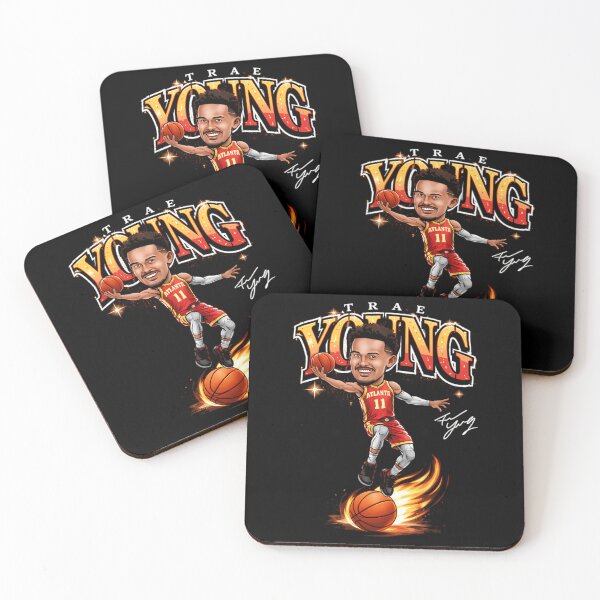 Item preview, Trae Young Atlanta Hawks Cartoon Dunk designed and sold by Devisuall.