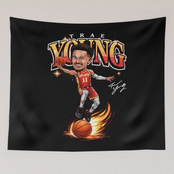 Item preview, Trae Young Atlanta Hawks Cartoon Dunk designed and sold by Devisuall.