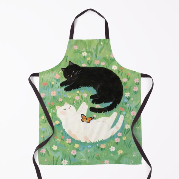 Item preview, Black cat and white cat designed and sold by xianxiu-ling.