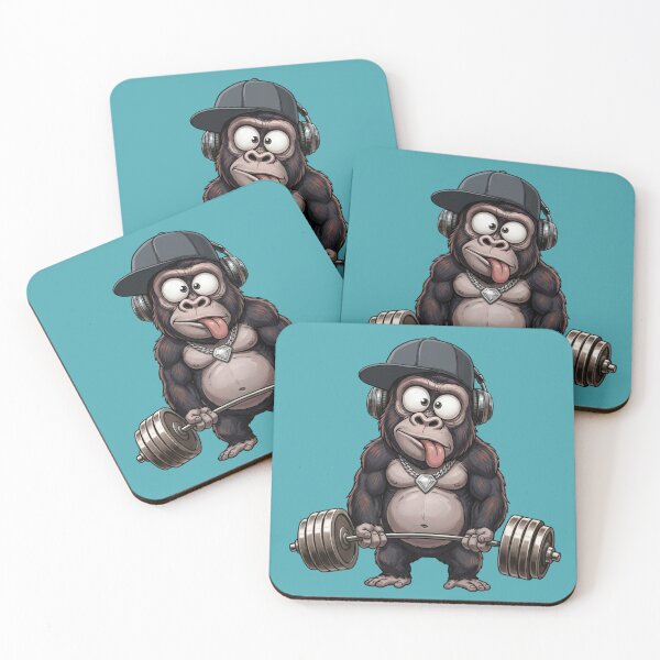 Item preview, Funny Gorilla Gym Bodybuilder - Beast Mode Lifting Gym Humor designed and sold by M.Store.