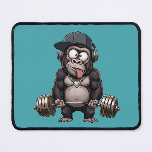 Item preview, Funny Gorilla Gym Bodybuilder - Beast Mode Lifting Gym Humor designed and sold by M.Store.