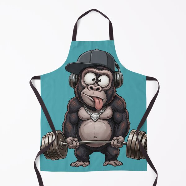 Item preview, Funny Gorilla Gym Bodybuilder - Beast Mode Lifting Gym Humor designed and sold by M.Store.
