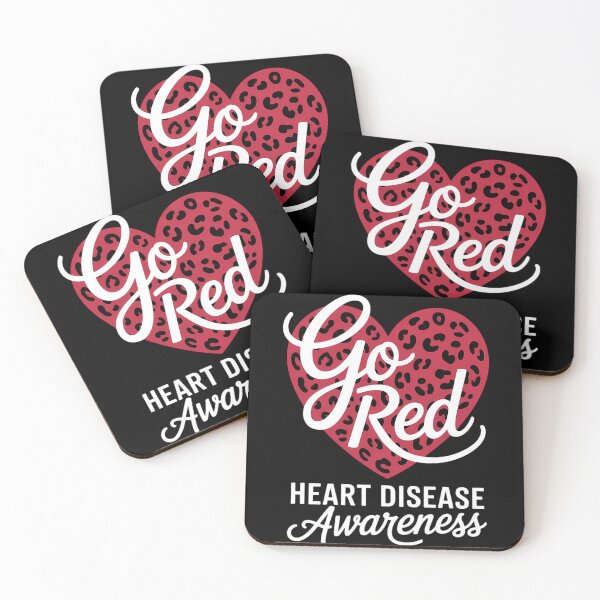 Item preview, Go Red for Women's Heart Disease Awareness Month Leopard designed and sold by TrinaEspinoza.