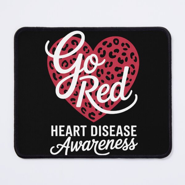 Item preview, Go Red for Women's Heart Disease Awareness Month Leopard designed and sold by TrinaEspinoza.