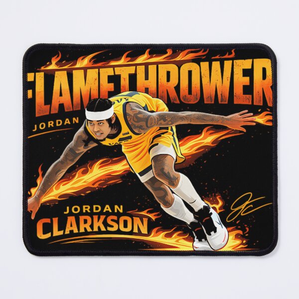 Item preview, Jordan Clarkson Flamethrower designed and sold by Devisuall.