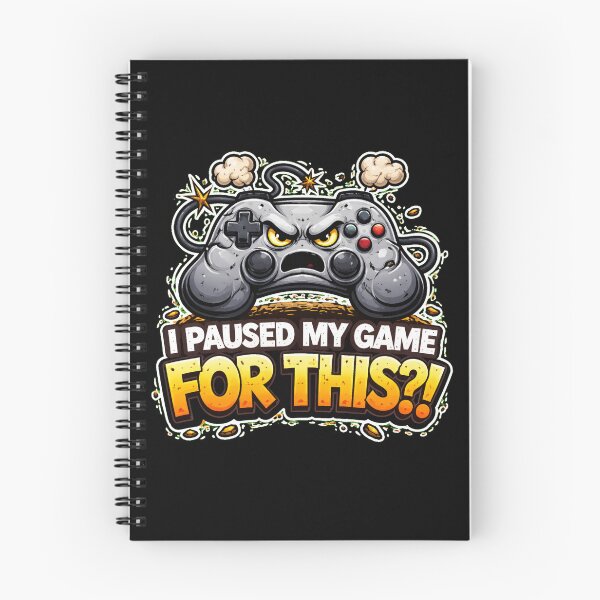 Item preview, I Paused My Game For This Funny Gamer Controller designed and sold by LOL-N-LIFESTYLE.