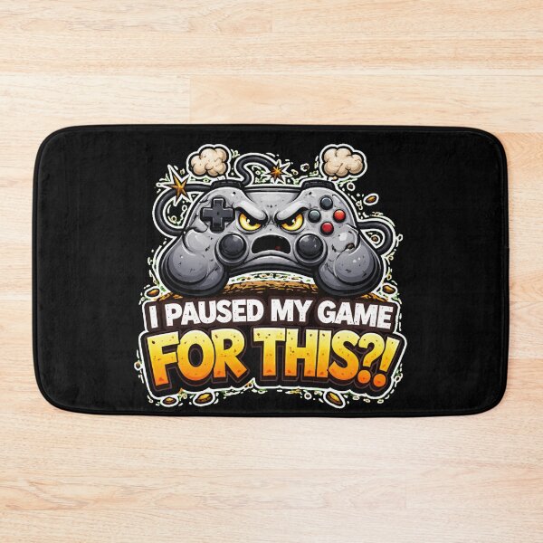 Item preview, I Paused My Game For This Funny Gamer Controller designed and sold by LOL-N-LIFESTYLE.