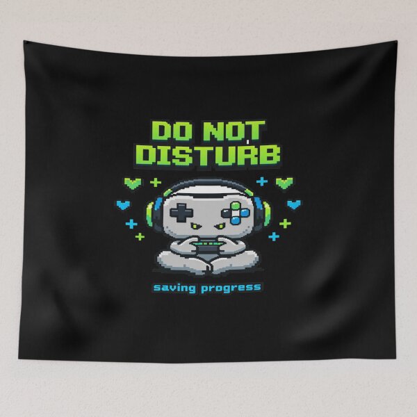 Item preview, Pixel “Do Not Disturb” Gamer Design • Cute Controller Character • Retro Gaming Aesthetic designed and sold by Bright Nest Studio.