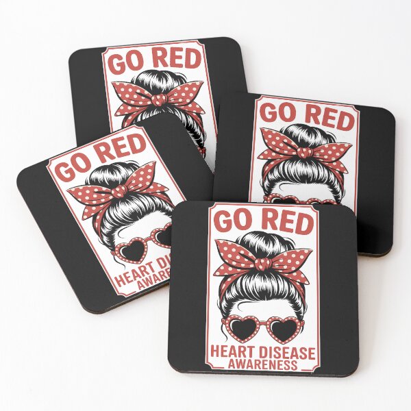 Item preview, Go Red Heart Disease Awareness We Wear Red In February designed and sold by TrinaEspinoza.