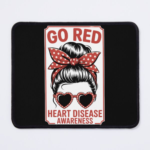 Item preview, Go Red Heart Disease Awareness We Wear Red In February designed and sold by TrinaEspinoza.