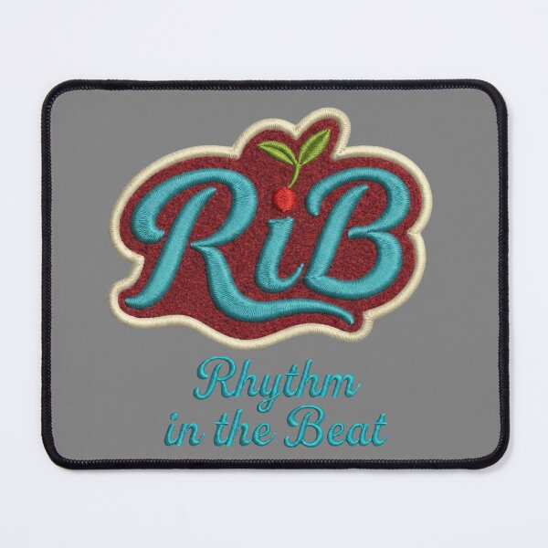 Item preview,  Vintage Sedona Teal Embroidered Patch Rhythm in the Beat designed and sold by Rib-Brand.