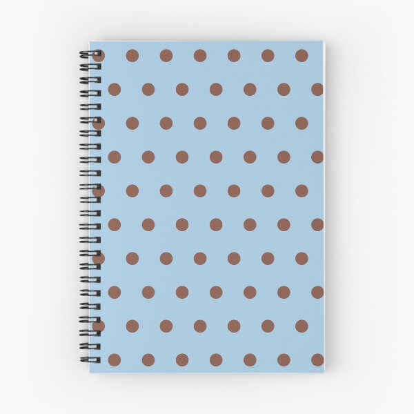 Item preview, Brown Blue Polka Dots. designed and sold by CoCoArt-Ua.