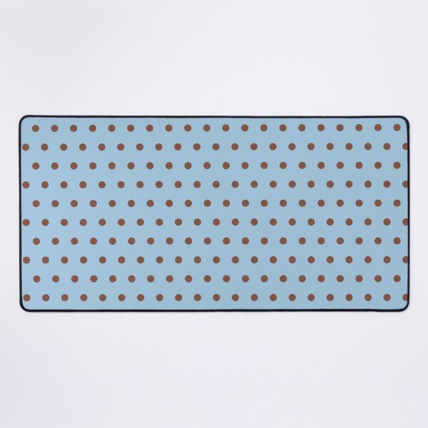 Aperçu de l'œuvre Pois marron et bleus. créée et vendue par CoCoArt-Ua.