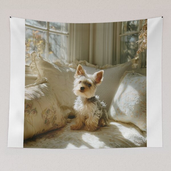 Item preview, Yorkshire Terrier in Sunlit Room designed and sold by lautir.